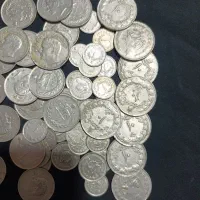 100 عدد سکه کلکسیونی شاهی|کلکسیون سکه، تمبر، اسکناس|بم, |دیوار