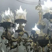 لوستر برنجی|لوستر و چراغ آویز|تهران, یافت‌آباد|دیوار