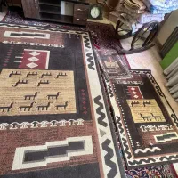 گلیم قالی ۶ تیکه تمیز