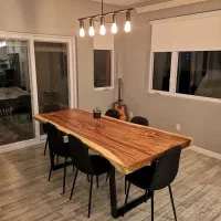 میز ناهار خوری روستیک|میز و صندلی غذاخوری|کرج, فاز ۵ مهرشهر|دیوار