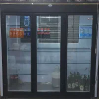 یخچال بزرگ سه درب فروشگاهی