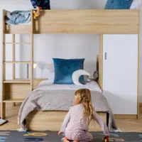 تخت دوطبقه ۷۱۲۳ /تخت یکنفره۴۳۲|تخت و سرویس خواب|اصفهان, باغ فدک|دیوار