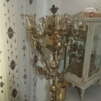 لوستر کنارسالنی فرشته طلای شمعدان بوهمیا میز خاطره|لوستر و چراغ آویز|مشهد, سرافرازان|دیوار