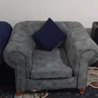 مبل چستر ۷نفره همراه جلو مبلی سه تیکه|مبلمان خانگی و میز عسلی|ملارد, |دیوار