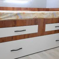 تخت دوطبقه کشویی