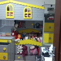 تخت دو طبقه مدل کلبه