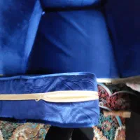مبل ۷نفره استیل سالم باجلومبلی و دوتاعسلی|مبلمان خانگی و میز عسلی|تهران, آهنگران (سراسیاب دولاب)|دیوار