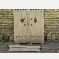 درب چوبی قدیمی|کلکسیون اشیاء عتیقه|مبارکه, |دیوار