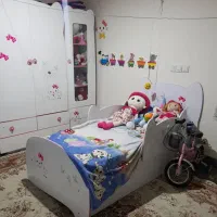 سرویس خواب کامل کودک تخت کمد بوفه