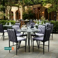 میز و صندلی چهارنفره qhs100 rvw 560 m