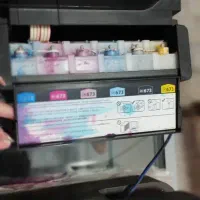 پرینتر رنگی دوعدد ودستگاه فتوکپی و دستگاه پرس کارت|پرینتر، اسکنر، کپی، فکس|پاکدشت, خاتون آباد|دیوار