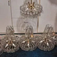 لوستر برنزی|لوستر و چراغ آویز|اسلام‌شهر, شهرک واوان|دیوار