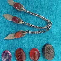 تسبیح شا مقصود و سنگهای عقیق وقدیمی|کلکسیون اشیاء عتیقه|قزوین, |دیوار