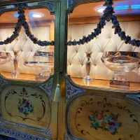 کنسول و ساعت شمعدان ست