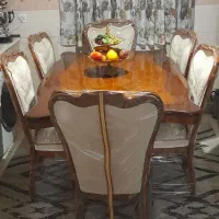 میز غذاخوری ۶نفره تمام چوب درحدنو