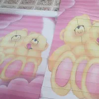 پرده زبرا اتاق کودک (نو)|پرده، رانر، رومیزی|سمنان, |دیوار