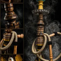 قلیان چوبی سنتی