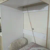 کابینت دو طبقه  و دکوری ام دی اف|کتابخانه، شلف، قفسه‌های دیواری|قزوین, |دیوار