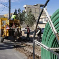 جذب نیروی کابل کشی فیبر نوری مبین نت در مراغه