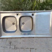 سینک دو لگنه روکار 120 در 60