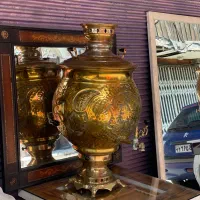 ۲عدد سماور گازی ۴۰لیتری برنجی