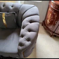 مبل طوسی ۸ نفره ترک با یک جلو مبلی بزرگ|مبلمان خانگی و میز عسلی|تالش, هشتپر|دیوار