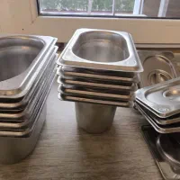 ۱۰ عدد بنماری استیل نو با درب