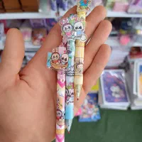 لوازم تحریر / خودکار فشاری طرح لبوبو|لوازم التحریر|قم, نخودی|دیوار