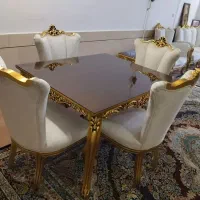 مبل استیل 7نفره، میز ناهار خوری 4نفره، ویترین|مبلمان خانگی و میز عسلی|اصفهان, شهرک کاوه|دیوار