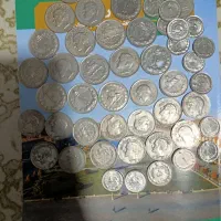 50 عدد سکه کلکسیونی شاهی|کلکسیون سکه، تمبر، اسکناس|جیرفت, |دیوار