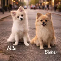 فروش سگ پامر نر و ماده(فوری)