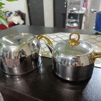 کتری قوری استیل یونیک|قوری، کتری، قهوه‌ساز دستی|هشتگرد, هشتگرد قدیم|دیوار