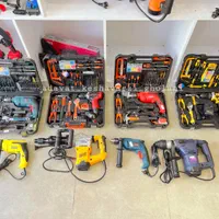 پمپ باد ابزار دریل بتن کن برقی بنزینی اره زنجیری|ابزارآلات|رشت, دیلمان|دیوار