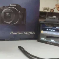 دوربین کنون SX170 درحدنو با تمام وسایل|دوربین عکاسی و فیلم‌برداری|قم, علی آباد سعدگان|دیوار