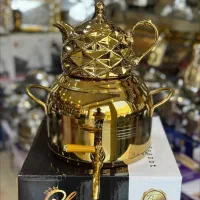 کتری و قوری طلایی لنا