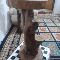 استند گلدان تمام چوب