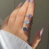 (فروشگاه ساعت و بدلیجات گلچین)انگشتر نگیندار شیک|بدلیجات|تبریز, |دیوار