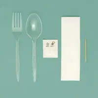 پک ( کاتلری ) قاشق و چنگال یکبار مصرف