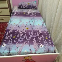 یک عددتخت خواب دخترانه همراه باتشک|تخت و سرویس خواب|اهواز, کمپلو شمالی|دیوار