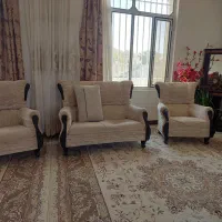 مبل مناسب خانه باغی|مبلمان خانگی و میز عسلی|صحنه, |دیوار