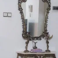 آیینه شمعدان برنز