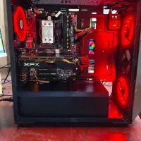 کیس گیمینگ نسل ۶ گرافیک 8 گیگ RX 580|رایانه رومیزی|تهران, فلسطین (میدان انقلاب)|دیوار