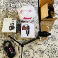 میکروفن آدیو تکنیکا2020&هدفونAKG K92(پایه و سیم)