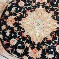 فرش کناره قم نقشه خشتی و دایره تبریز ۵۰ رج|فرش|تهران, فدک|دیوار