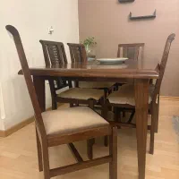 میز ناهارخوری ۶ نفره چوبکده|میز و صندلی غذاخوری|تهران, میرداماد|دیوار