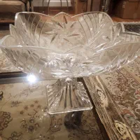 ظرف میوه خوری کریستال خورشیدی تراش خورد