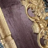 کتیبه پرده زیبای سلطنتی همراه چوب پردهقیمت منصفانه|پرده، رانر، رومیزی|اهواز, کوی شایسته|دیوار