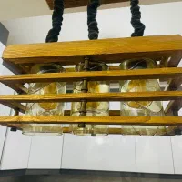 لوستر چوبی آشپز خانه