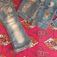 کت و شلوار لی بچه گانه