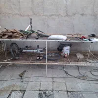 چهارپایه  ابعاد سه متر طول دریک متر